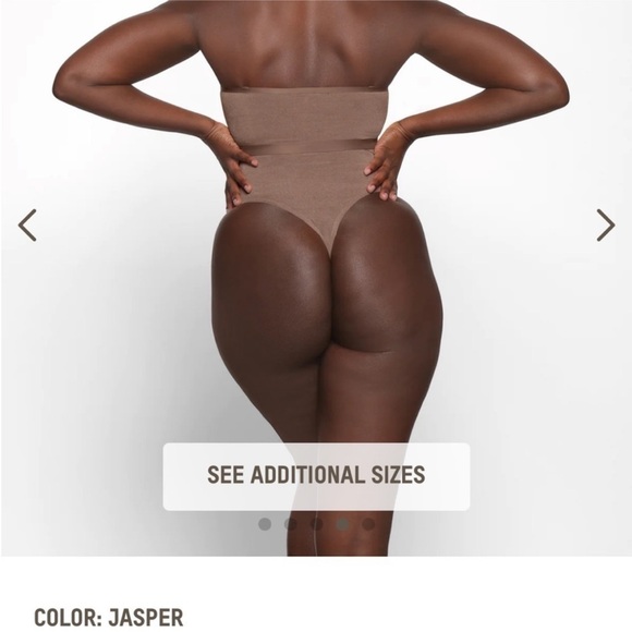 NWT SKIMS SHEER HIGH WAISTED CORE CONTROL THONG SIZE MED. - Picture 3 of 5